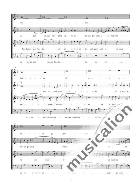 Scarlatti, Alessandro: Domine in Auxilium Meum - Choir>SATB:4