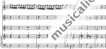 Scarlatti, Alessandro: Quartet in F Major - Flute+Cnt+Vln2:1