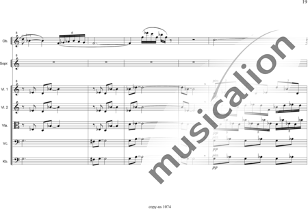 Daams, Andreas: Neuzeit - Solo>Sop/Alt+Chor>SATB+[Fl+Ob]+[Vl+Vla+Vc+Kb]:17