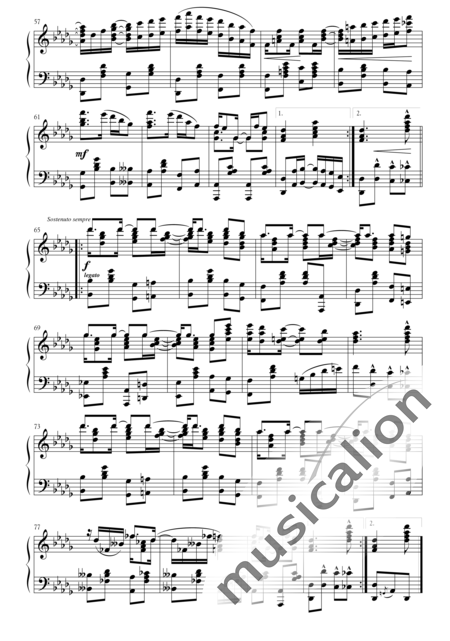 Joplin, Scott: Gladiolus Rag - Piano:4