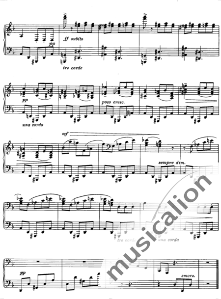 Prokofjew, Sergei Sergejewitsch: Piezas (4) - Piano:8
