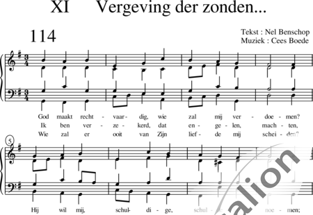 Boede, Cees: XI  Vergeving der zonden...(Songbook) - Chor>SATB:0