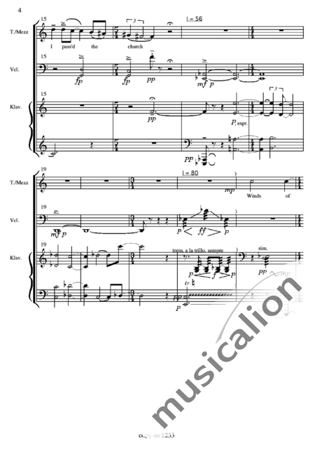 Strauch, Alexander
: Canciones de Adán  - Solo>sop+Piano+Vc:11