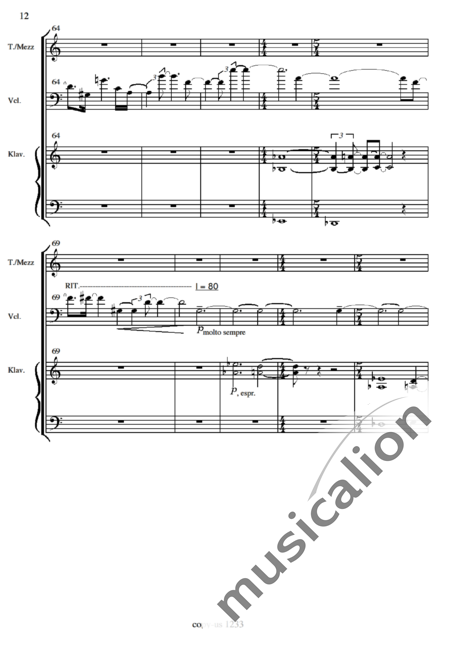Strauch, Alexander
: Canciones de Adán  - Solo>sop+Piano+Vc:19