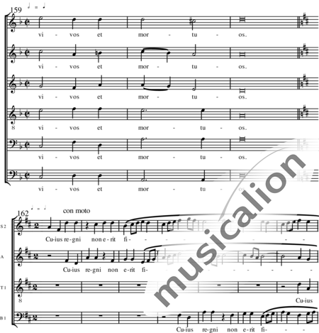 Miehling, Klaus: Missa brevis in e  (Teil 1-5: Kyrie-Sanctus) - Chor>SSAATBB:26