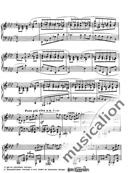 Skrjabin, Alexander: Etüde Nr. 8 - Klavier:2