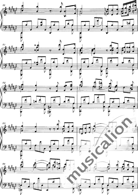 Skrjabin, Alexander: Etüde Nr. 12 (Version 2) - Klavier:2