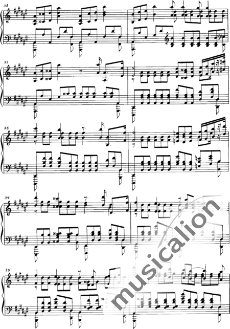 Skrjabin, Alexander: Etüde Nr. 12 (Version 2) - Klavier:4