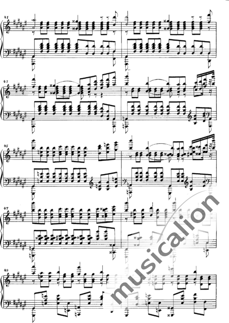 Skrjabin, Alexander: Etüde Nr. 12 (Version 2) - Klavier:5