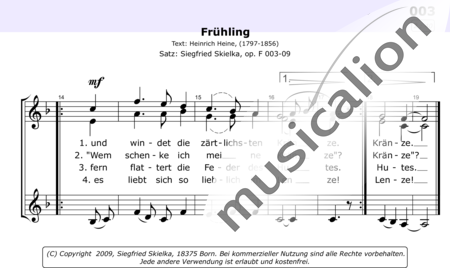 Skielka, Siegfried: Frühling - Chor>SSA:2