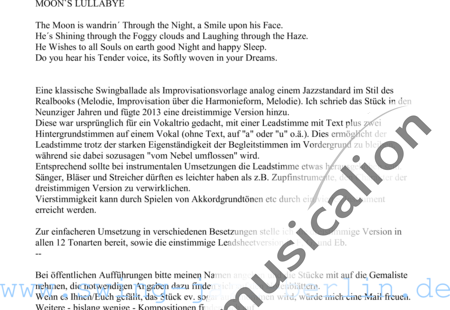 Lang, Werner Soranjo
: Cancion de cuna lunar - Solo>X+Coro>AAAXXX:0