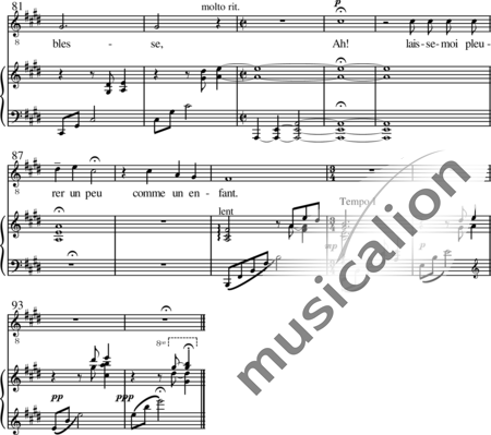 Miehling, Klaus: Lieder (5) nach Albert Samain - Solo>Sop+Klavier:30