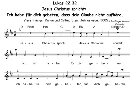 Wasmuth, Jan-Jürgen: Jahreslosung 2005 - Organ:0