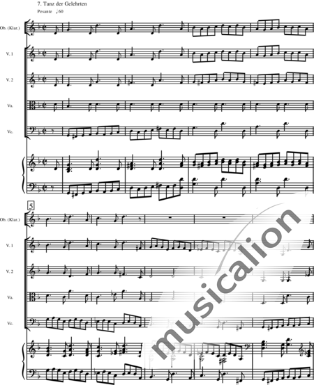 Miehling, Klaus: Till Eulenspiegel - Piano+[Fl+Ob]+[Vln2+Vlc+Db]:5