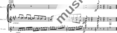 Miehling, Klaus: Konzert in E für Violine und Orchester - Violine+[Fl2+Ob2+Ehn+KlarA2+Fg2]+[PosB2+Hn4+TrpB2]+Pk+[Vl2+Vla+Vc+Kb]:179