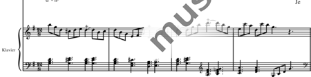 Miehling, Klaus: Acht französische Lieder - Solo>Sop+Klavier+[Vl2+Vla+Vc]:1