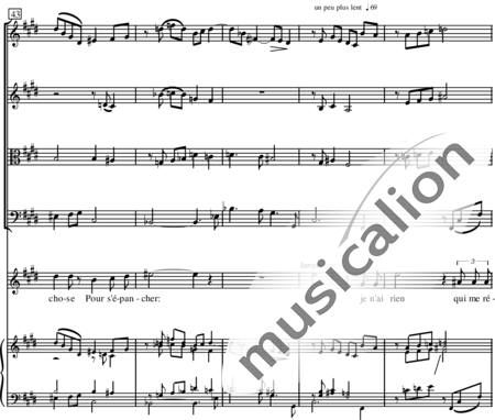 Miehling, Klaus: Acht französische Lieder - Solo>Sop+Klavier+[Vl2+Vla+Vc]:54