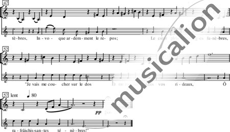 Miehling, Klaus: Acht französische Lieder - Solo>Sop+Klavier+[Vl2+Vla+Vc]:162