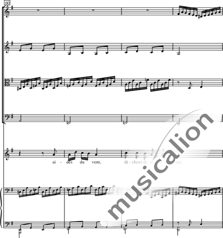 Miehling, Klaus: Ocho canciones francesas - Solo>sop+Piano+[Vl2+Vla+Vc]:89