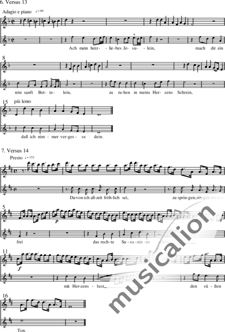 Miehling, Klaus: Vom Himmel hoch, da komm ich her (Choralkantate) - Solo>Sop+Fl+BC+[Vl+Vg]:23