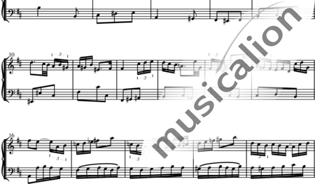 Bach, Johann Sebastian: Aria: Ich geh und suche mit Verlangen - Solo>Bass+Orgel:1