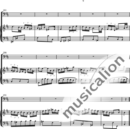 Bach, Johann Sebastian: Aria: Ich geh und suche mit Verlangen - Solo>Bass+Orgel:9