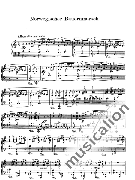 Grieg, Edvard Hagerup: Lyric Pieces - Piano:3