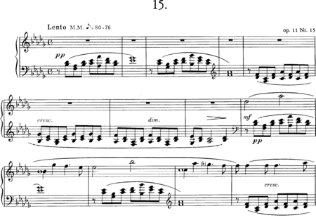Skrjabin, Alexander
: Preludio Nr. 15 - Piano:0