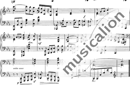Skrjabin, Alexander: Prélude No. 20 - Piano:1