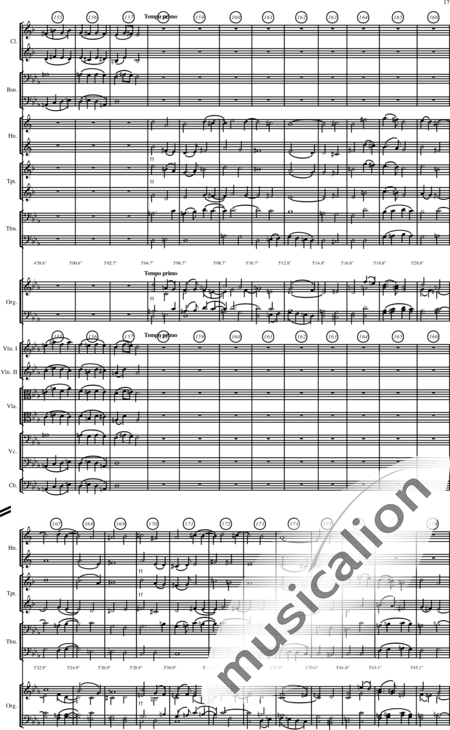 Drewes, Michael: Complicompositio III - Flöte 2+[Ob2+Klar2+Fg2]+[Pos2+Hn2+Trp2]+[Pk+Px]+[Hf+Git2]+Org+[Vl2+Vla2+Vc2+Kb]:17