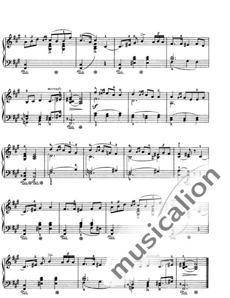 Grieg, Edvard Hagerup: Volksweise (Folk Melody) - Piano:2