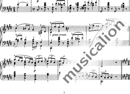 Chaikovsky, Peter Iljitsch: Seis piezas Nr. 4 - Piano:1