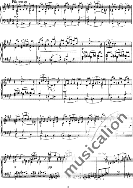 Chaikovsky, Peter Iljitsch: Seis piezas Nr. 4 - Piano:2