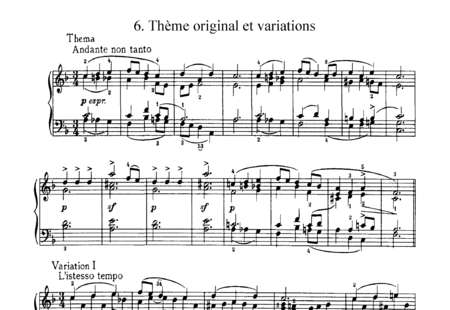 Chaikovsky, Peter Iljitsch: Seis piezas Nr. 6 - Piano:0
