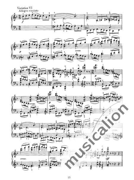 Chaikovsky, Peter Iljitsch: Seis piezas Nr. 6 - Piano:6