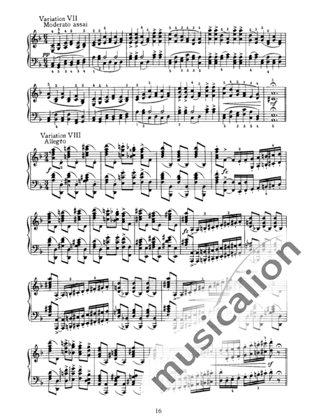 Chaikovsky, Peter Iljitsch: Seis piezas Nr. 6 - Piano:7