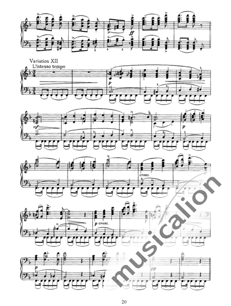 Chaikovsky, Peter Iljitsch: Seis piezas Nr. 6 - Piano:11