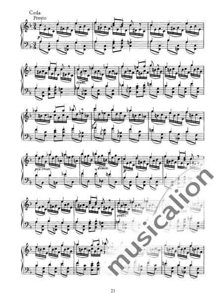 Chaikovsky, Peter Iljitsch: Seis piezas Nr. 6 - Piano:12