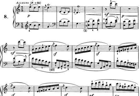 Scarlatti, Domenico: Sonata No.  8 - Piano:0
