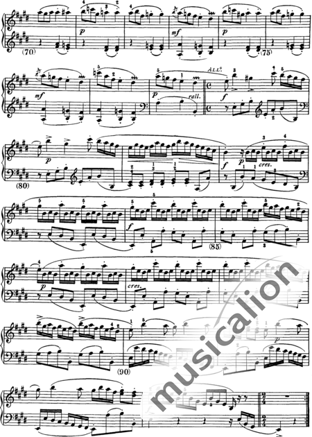 Scarlatti, Domenico: Sonata No. 21 - Piano:4