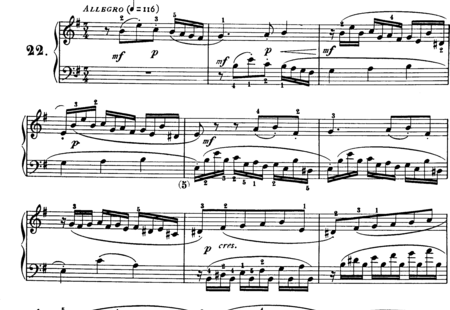 Scarlatti, Domenico: Sonata No. 22 - Piano:0