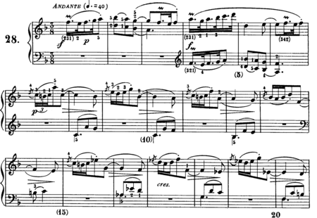 Scarlatti, Domenico: Sonata No. 28 - Piano:0