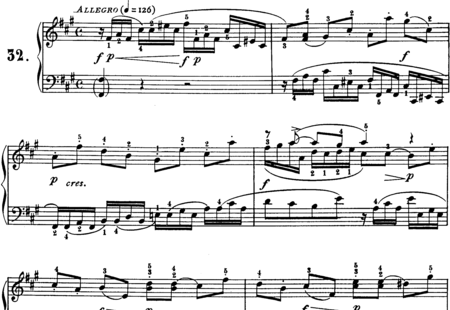 Scarlatti, Domenico: Sonata No. 32 - Piano:0