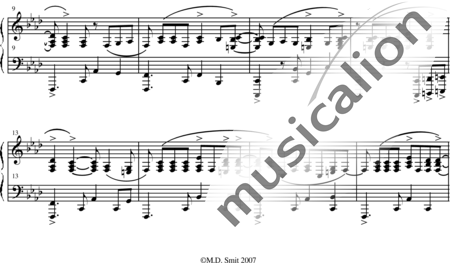 Smit, Maarten: Tango triste - Piano:1
