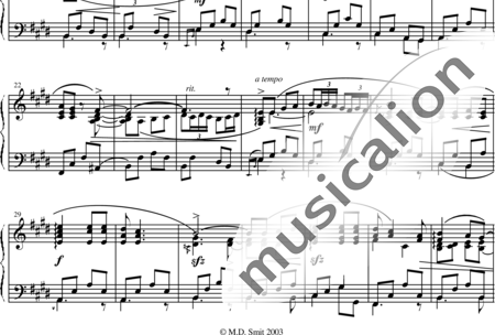 Smit, Maarten : 5 Improvisations Nr. 1 - Klavier:1