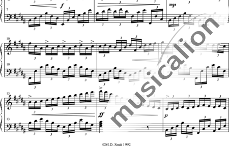Smit, Maarten: Toccatina - Piano:1