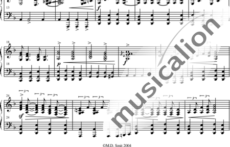 Smit, Maarten : March (Marsch) - Klavier:1