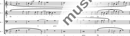 Palestrina, Giovanni Pierluigi da: Agnus Dei 1 - Coro>SATTBB:1