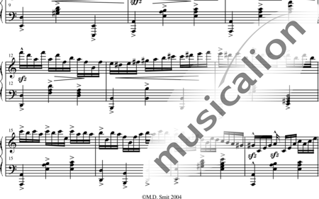 Smit, Maarten : 4 Improvisations Nr. 1 - Klavier:1