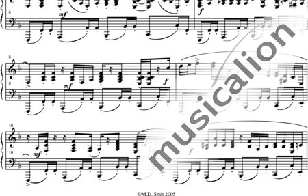 Smit, Maarten : 5 Dances Nr. 5 - Klavier:1